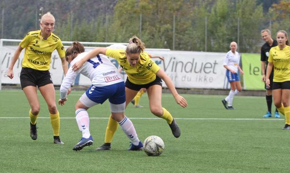 Andrine Brunvatne Kvittingen sendte Os/Nore Neset i føringa.